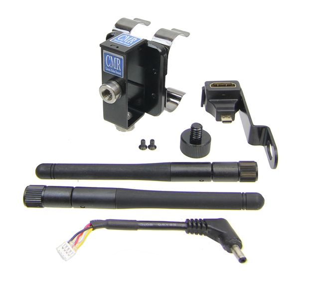 Mini Transmitter Cage and Battery Support with Rod Antennas